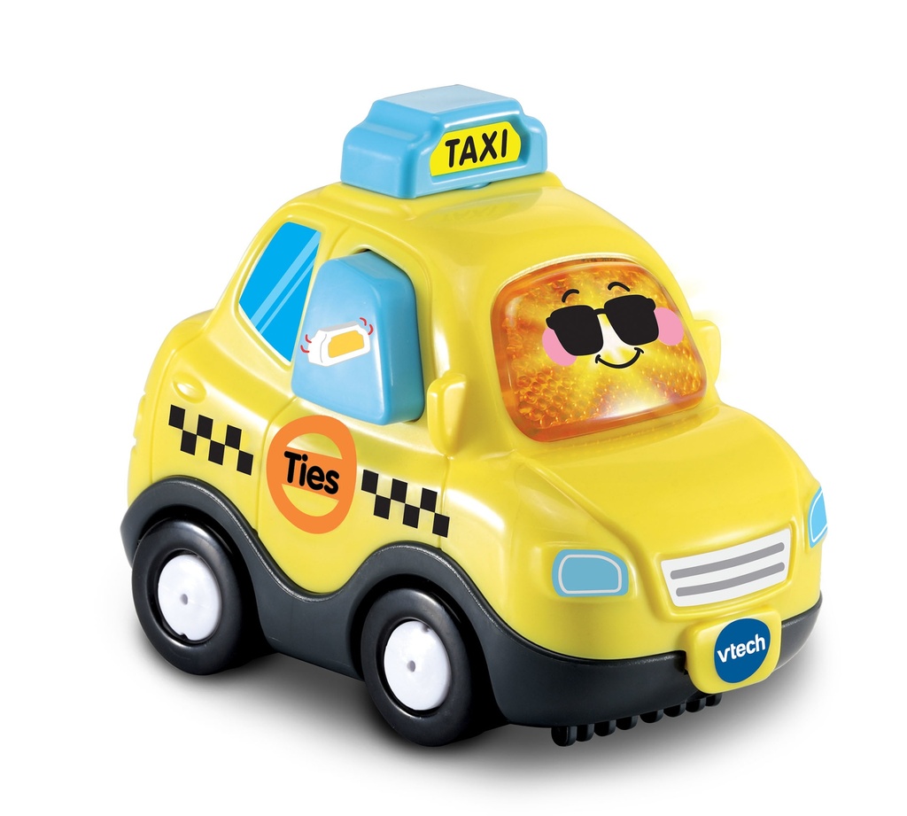 Vtech | SPEELFIGUUR, Ties Taxi, Toet Toet, kunststof, +muziek, +activities, af 12M