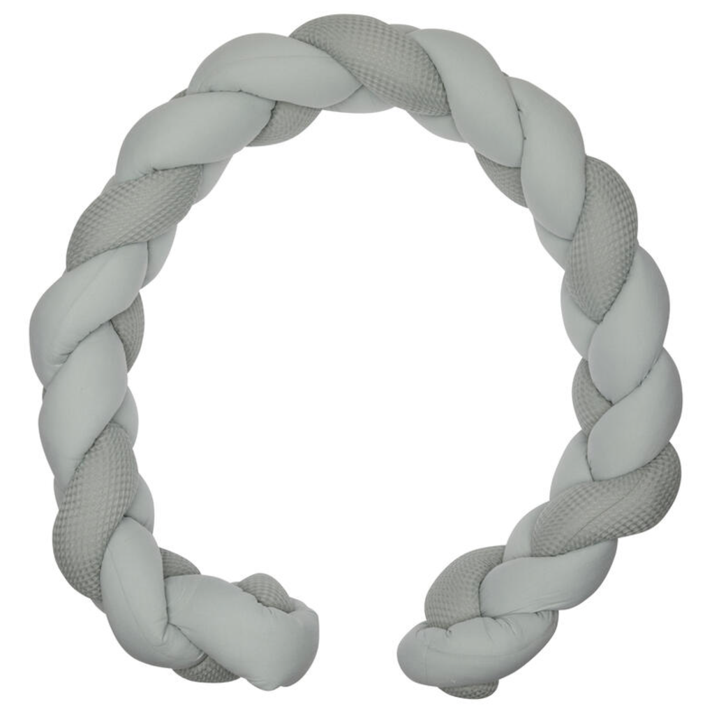 BB&Co | Parkbumper Vlecht Mix & Match Multifunctioneel Mint Groen 200cm