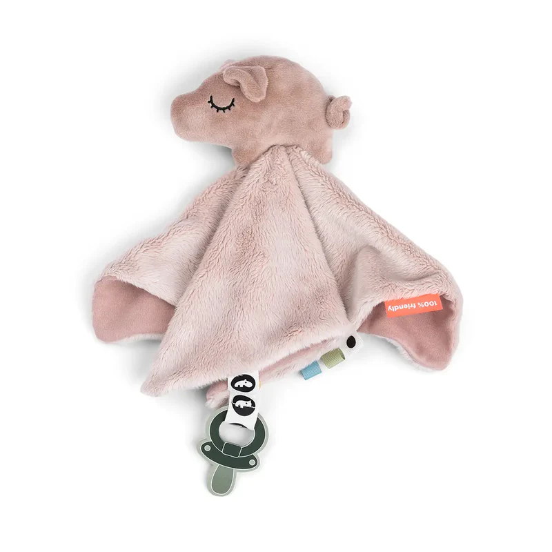 Done by Deer | Knuffeldoekje Pigee Powder Comfort Blanket Varken Roze