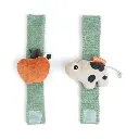 Done by Deer | Rammelaar Dotti Green Wrist Rattle Polsrammelaar 2-pack