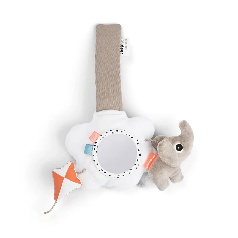 Done by Deer | Maxi-Cosi Hanger Playground Pram Mobile Vlieger/Spiegel/Olifant