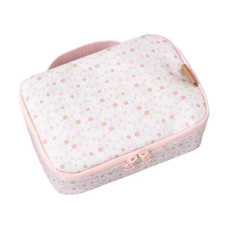 Fresk | Koeltas Garden Flowers Nordic Lunchtas Roze 24x15x7cm