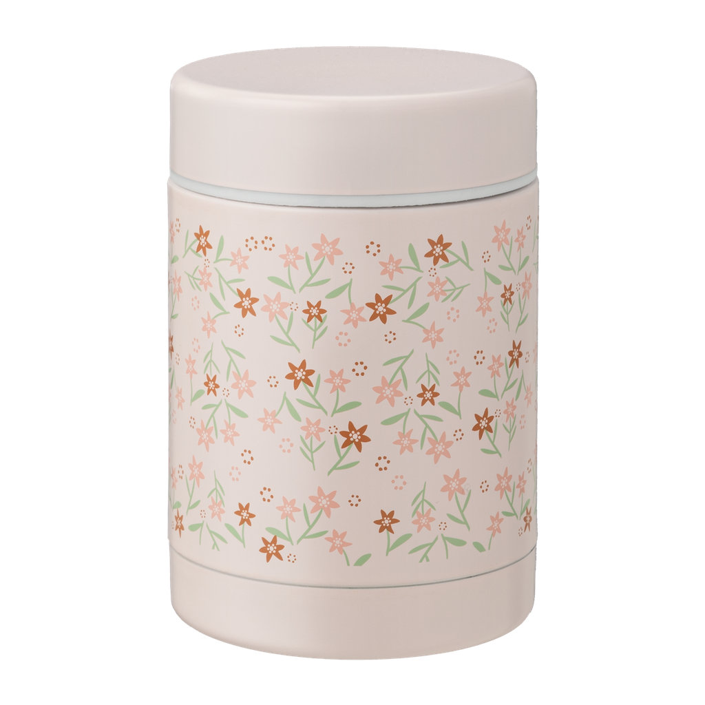 Fresk | Thermosbeker Garden Flowers Nordic Food Jar Roze 300ml