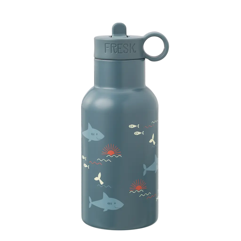Fresk | Thermosfles Shark Nordic Drinkfles Blauw 350ml