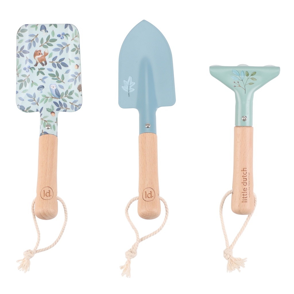 Little Dutch | Educatief Speelgoed Forest Friends Tuingereedschap 3-pack 