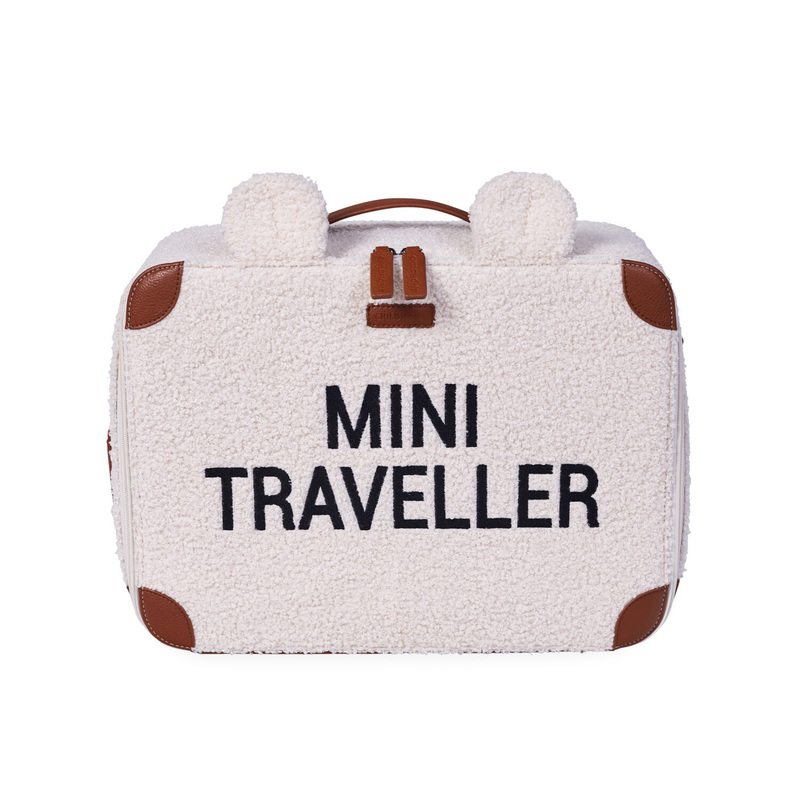 Childhome | Reiskoffer Mini Traveller Teddy Off White