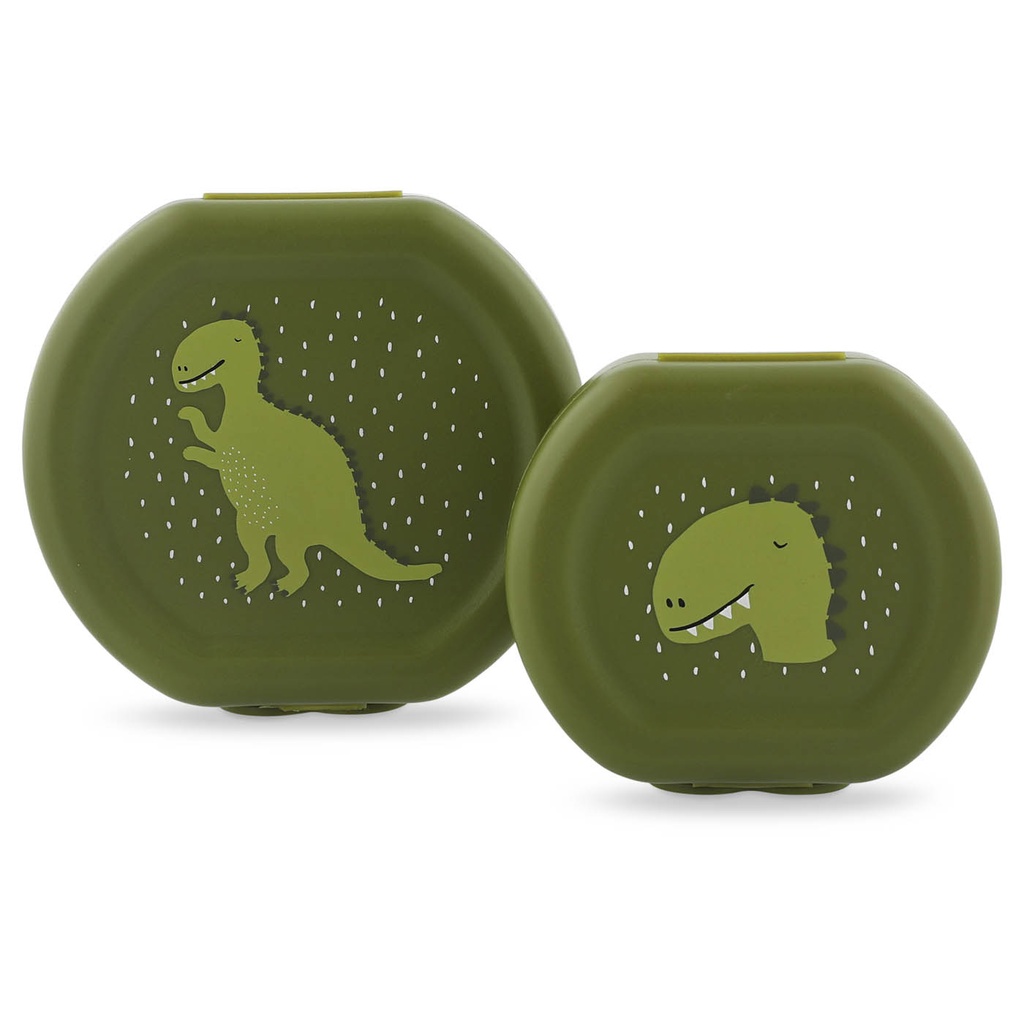 Trixie | Bewaarpotje Snack Box Mr. Dino Groen 2-Pack