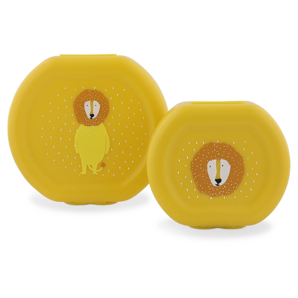 Trixie | Bewaarpotje Snack Box Mr. Lion Geel 2-pack