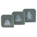 Trixie | Bewaarpotje Snack Box Mr. Shark Grijs 3-pack