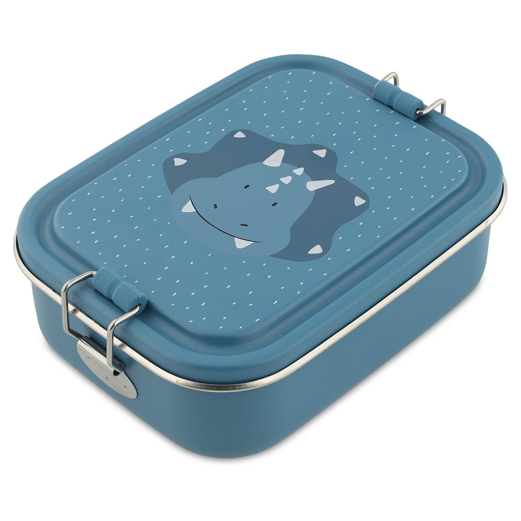 Trixie | Brooddoos Mr. Triceratops Klein Blauw 17x13x6cm