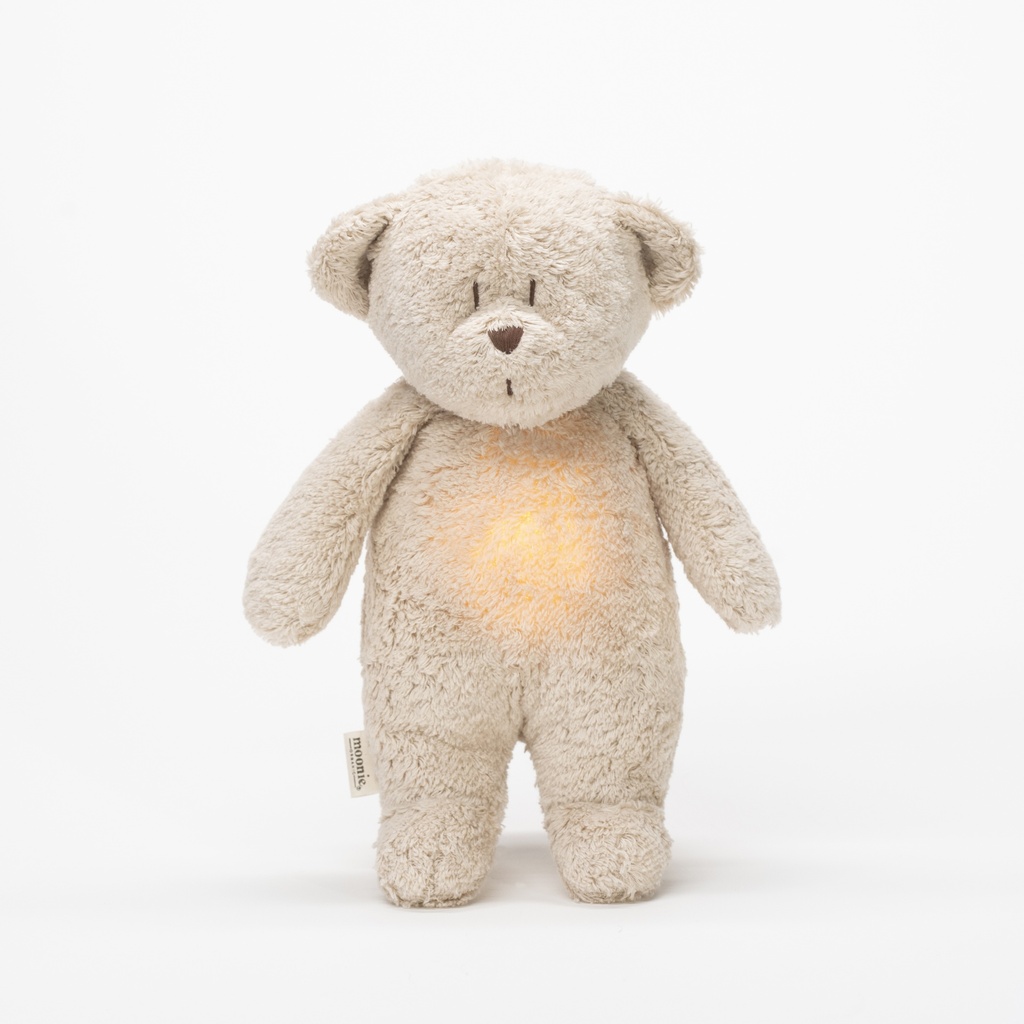 Moonie | Slaapknuffel The Humming Bear Sand Natur 2.0