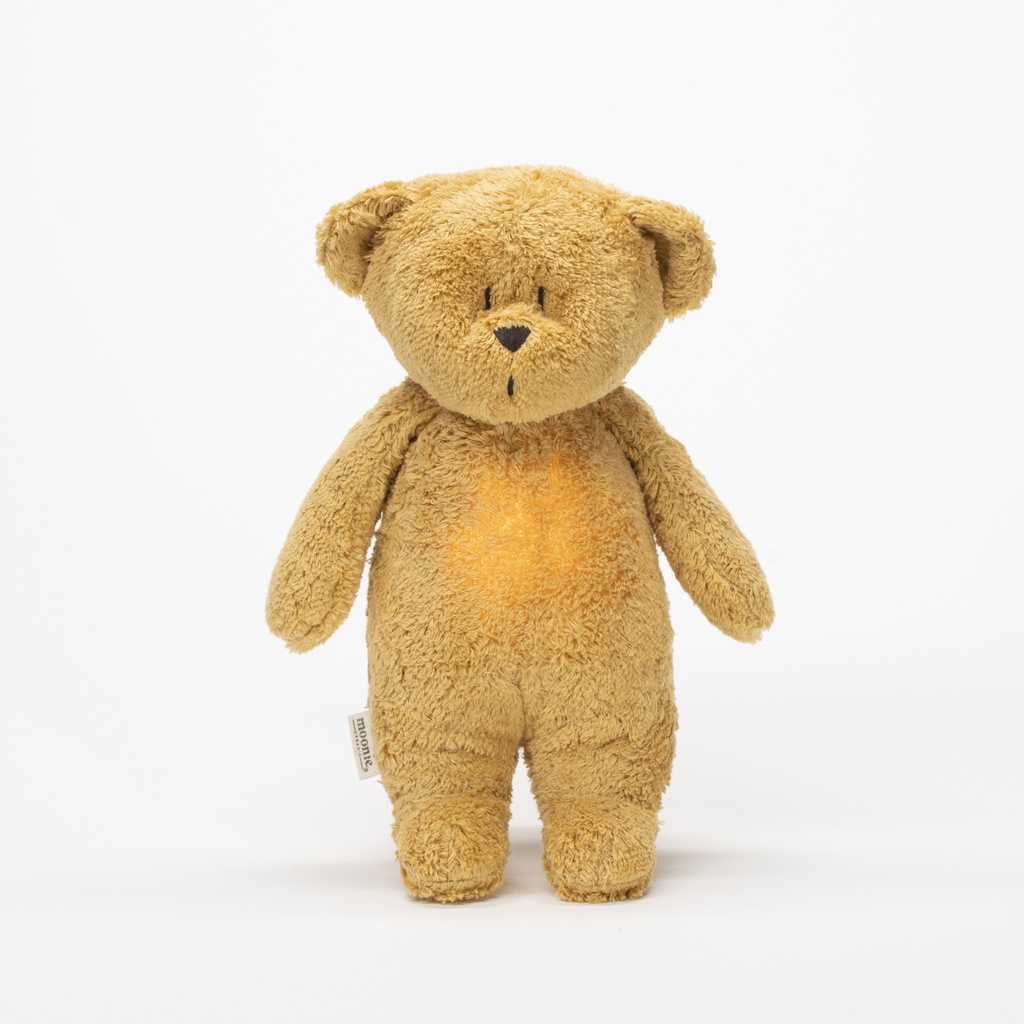 Moonie | Slaapknuffel The Humming Bear Honey Natur 2.0