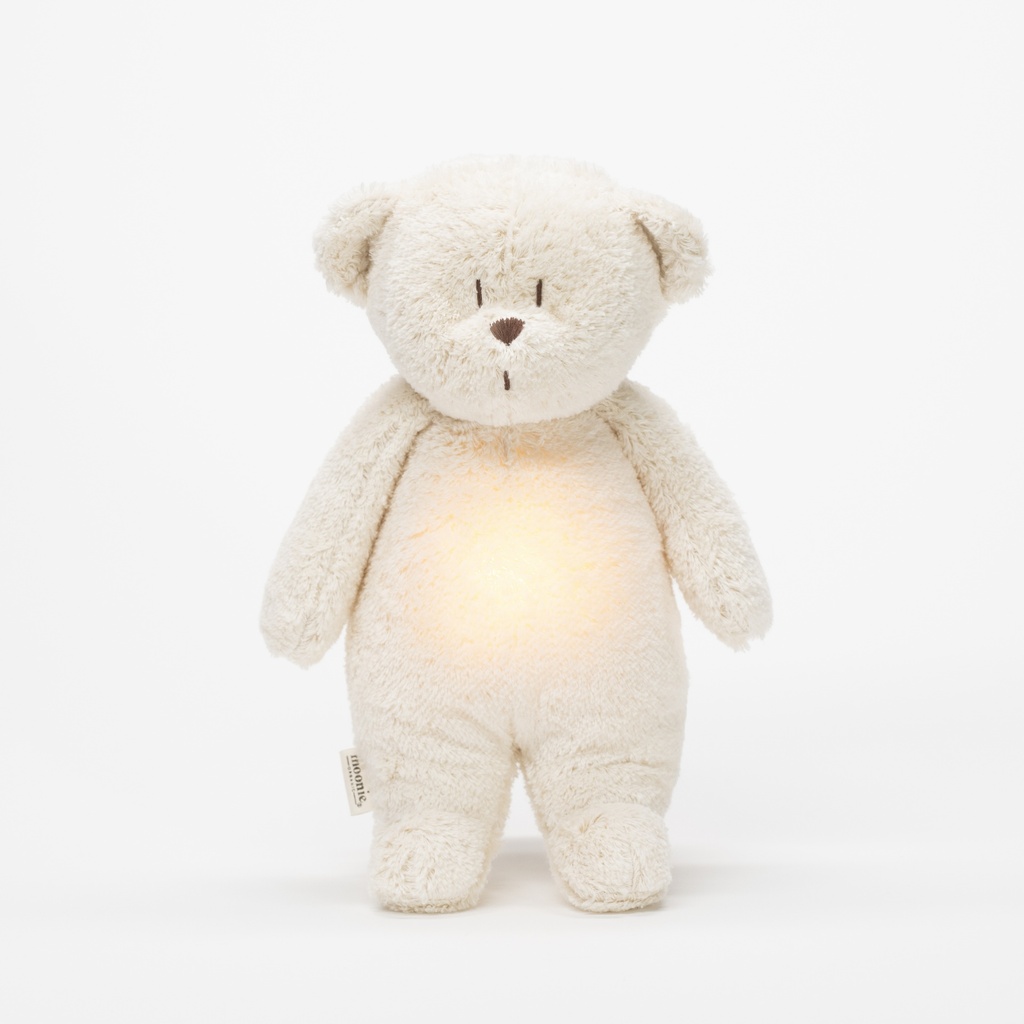 Moonie | Slaapknuffel The Humming Bear Polar Natur 2.0