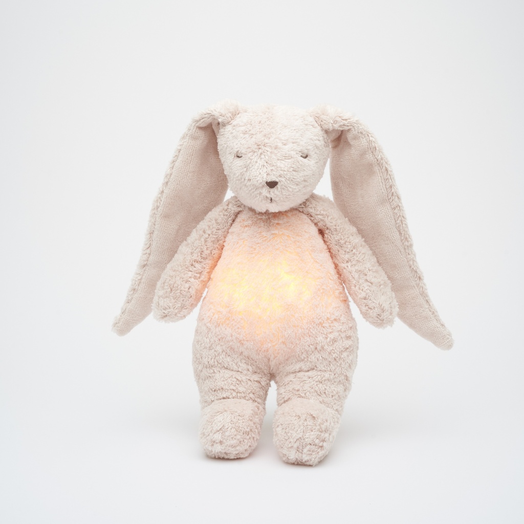 Moonie | Slaapknuffel The Humming Bunny Rose Natur 2.0