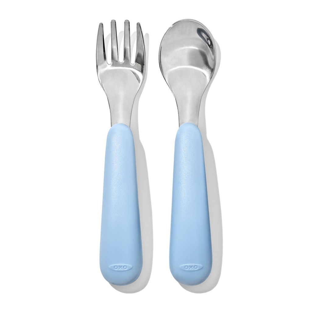 Oxo | Bestek Lepel/Vork Dusk Blauw 2-delig