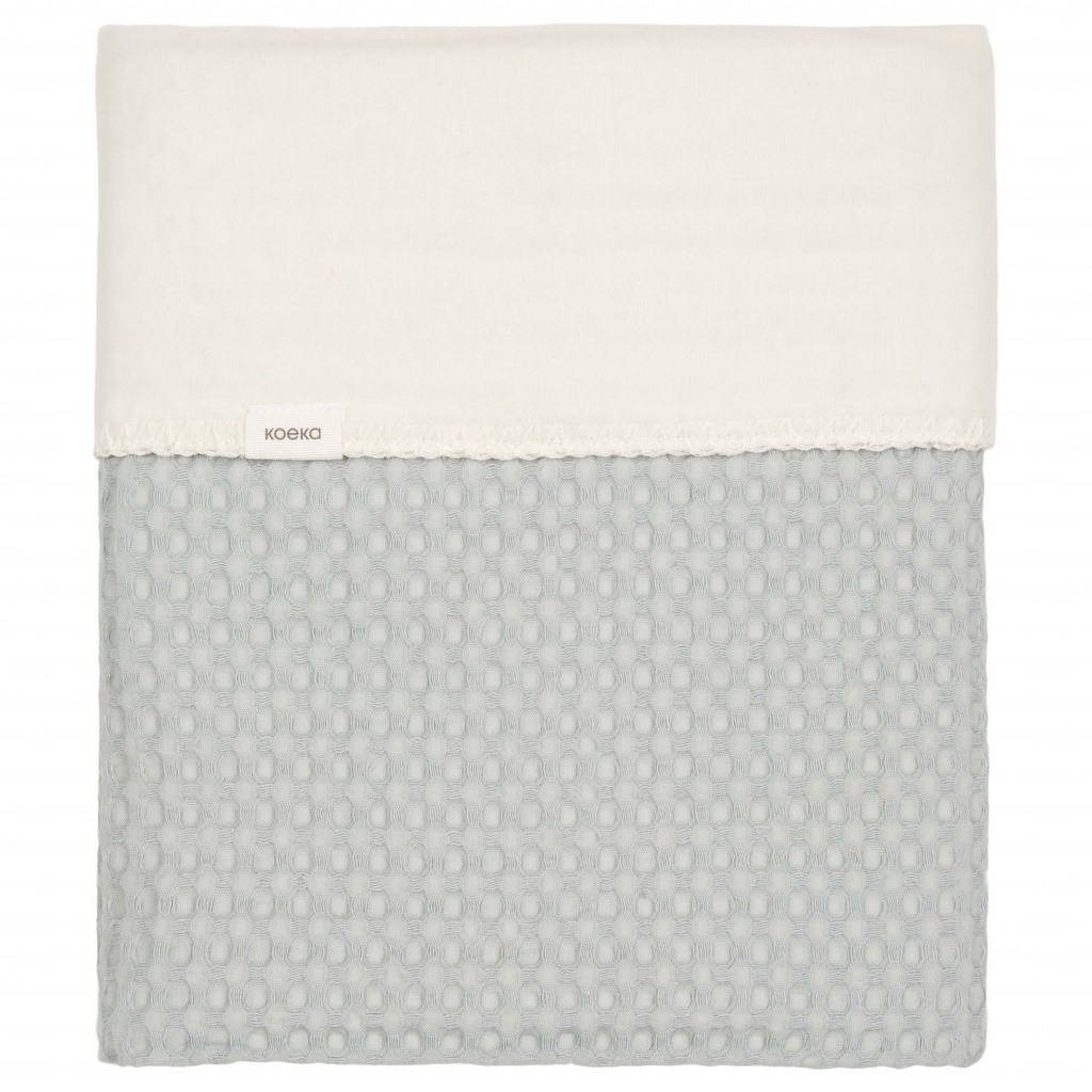 Koeka | Deken Wieg Cotton Fleece Amsterdam Ocean Air 75x100cm