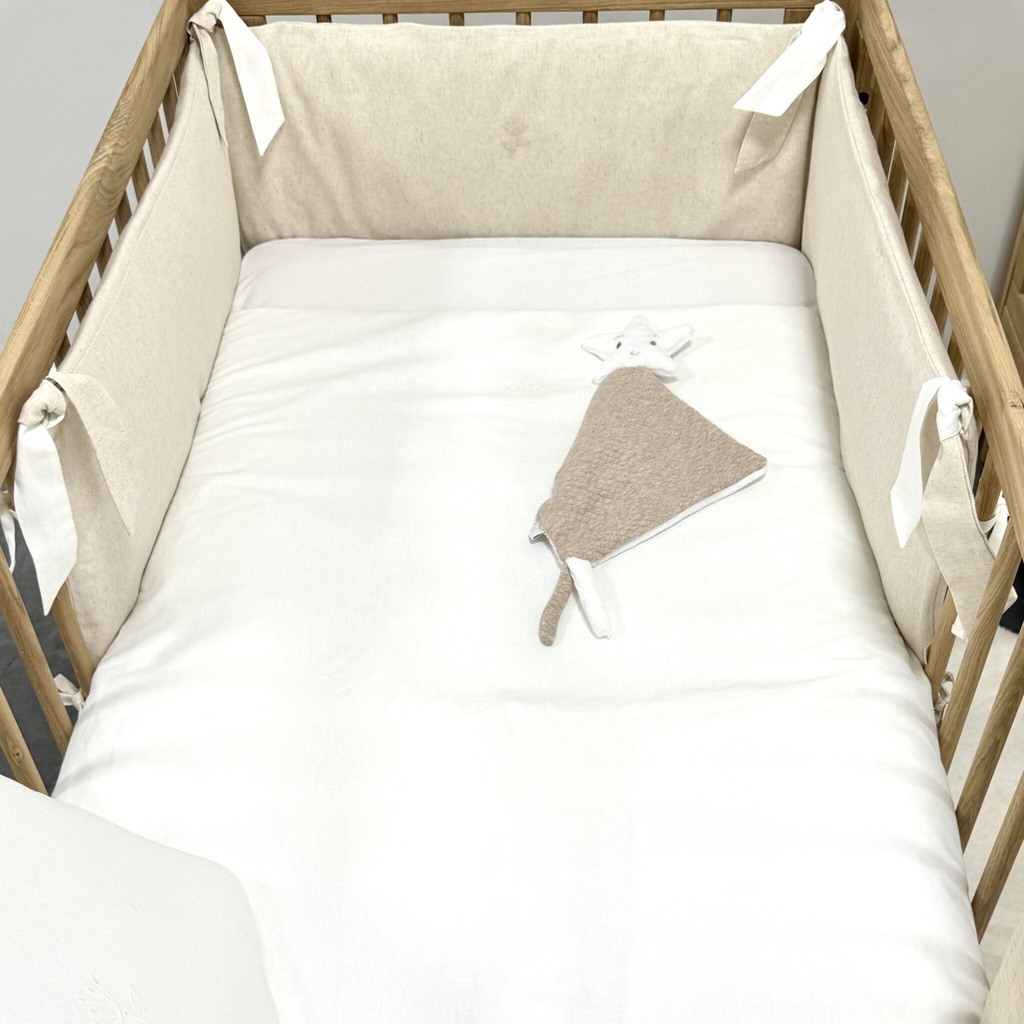 Living Nature | Bedomranding 70x70x70 cm linnen beige