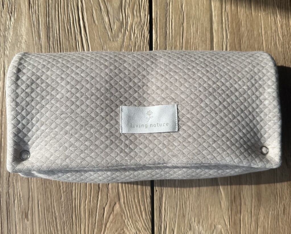 Living Nature | Luiermatje Camel/Beige 26x16cm  