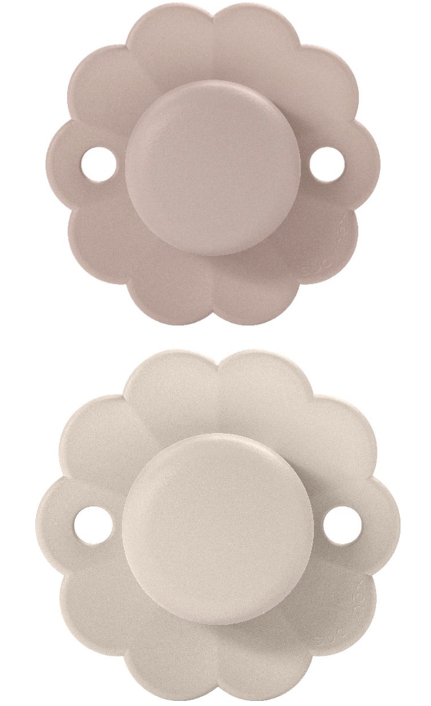 Suavinex |  WONDER - SILICONEN SYMETRISCHE FOPSPEEN SXPRO 0/6M - PMAUV/MCHALK 2PC