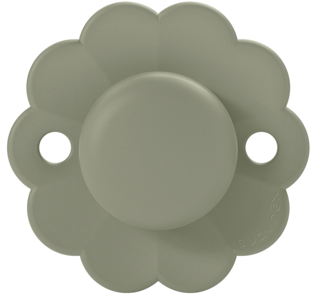 Suavinex |  WONDER - SILICONEN SYMETRISCHE FOPSPEEN SXPRO 6/18 - HEDGE GREEN