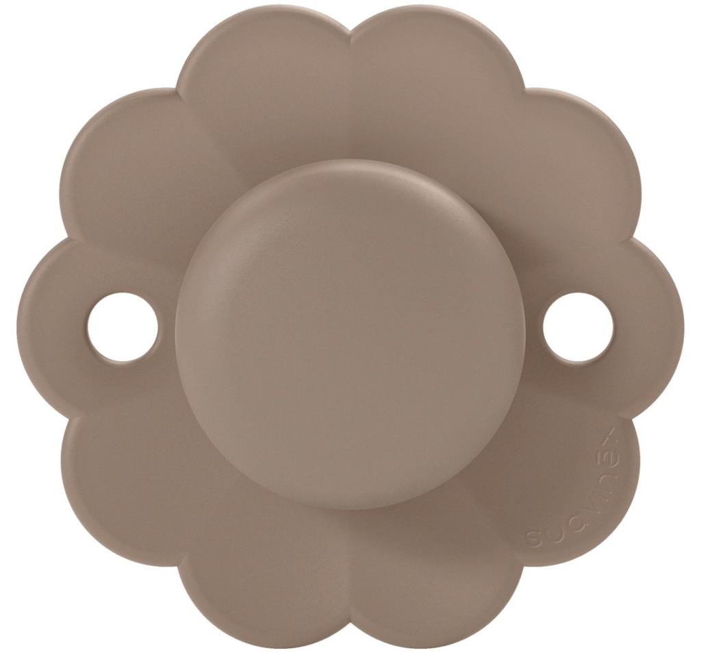 Suavinex |  WONDER - SILICONEN SYMETRISCHE FOPSPEEN SXPRO 6/18 - RAW UMBER