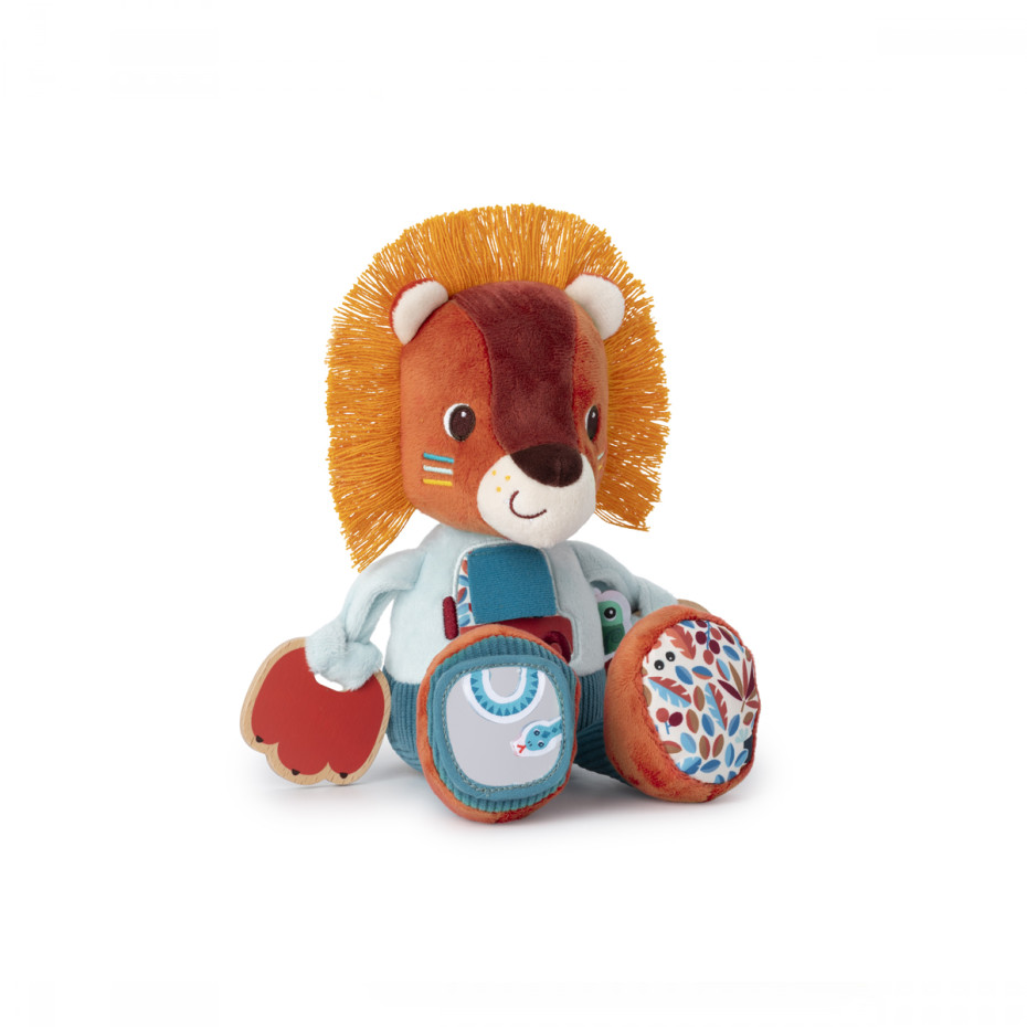 Lilliputiens | Activiteitenknuffel Jack Multi-Activiteitenleeuw Textiel