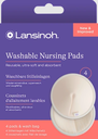 Lansinoh | Borstcompres Herbruikbaar Washable Nursing Pads Wit 4-pack 
