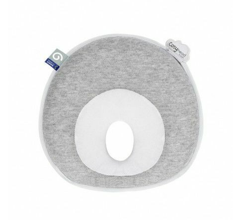Babymoov | Hoofdkussen Cosyhead Fresh   Smokey grijs/wit 24x25x4.5cm