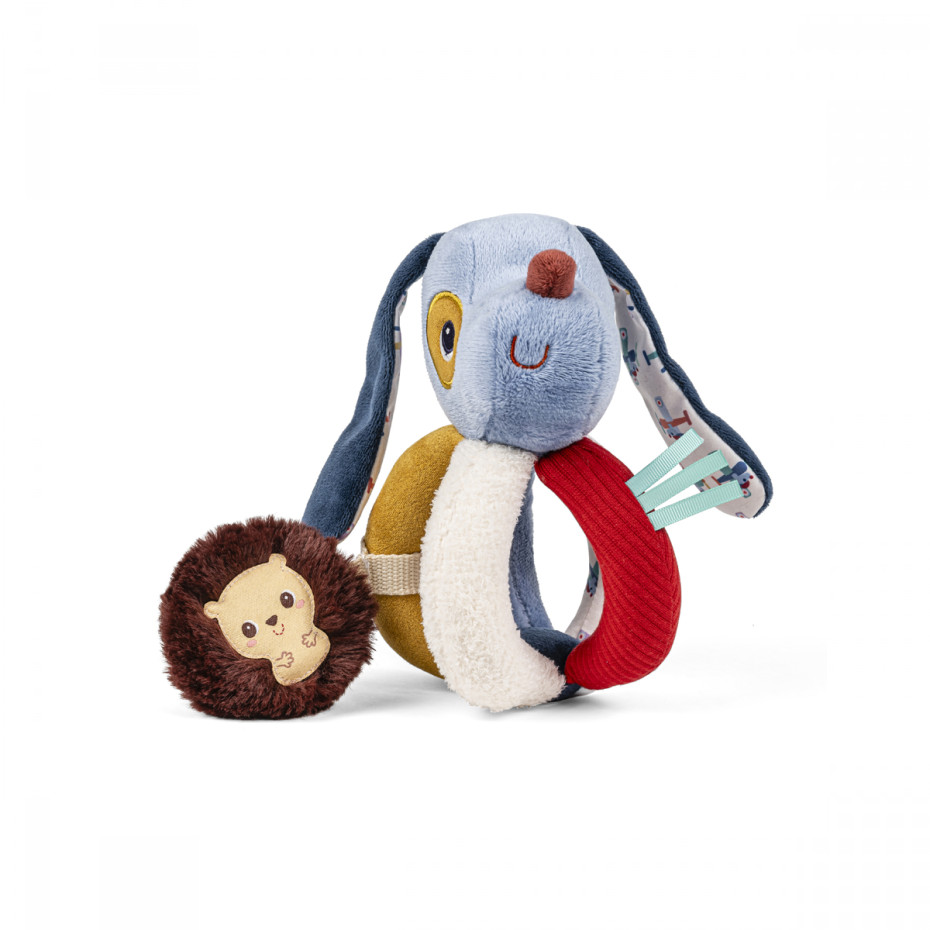 Lilliputiens | Rammelaar Jules Grijprammelaar Textiel Blauw +6M