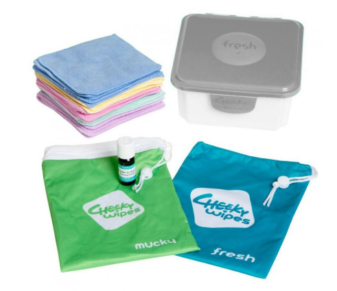 Cheeky Wipes | Kit Microfibre hands & face 