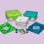 Cheeky Wipes | Baby Wipes Workhorse White All-In-One Kit  Blue/Green