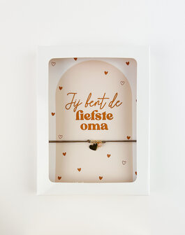 Minimou | Armbandje "Jij bent de liefste Oma"