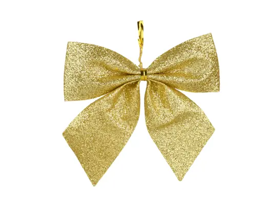 Decoris | Hangfiguur Strik Polyester Goud 8,5x9cm
