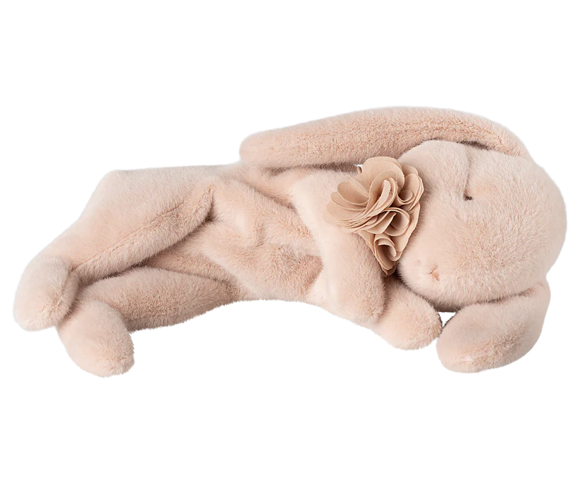 Maileg | Sleeping bunny plush, Small - Powder