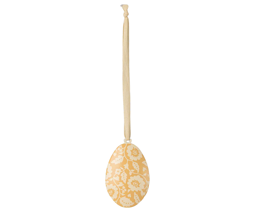 Maileg | Hangfiguur Ei Flowers Easter Egg Ornament Yellow Geel