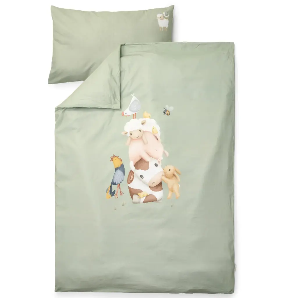 Little Dutch | Donsovertrek Ledikant Little Farm 100x140cm