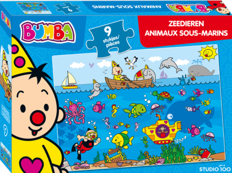 Bumba | Puzzel Zeedieren 9-stuks