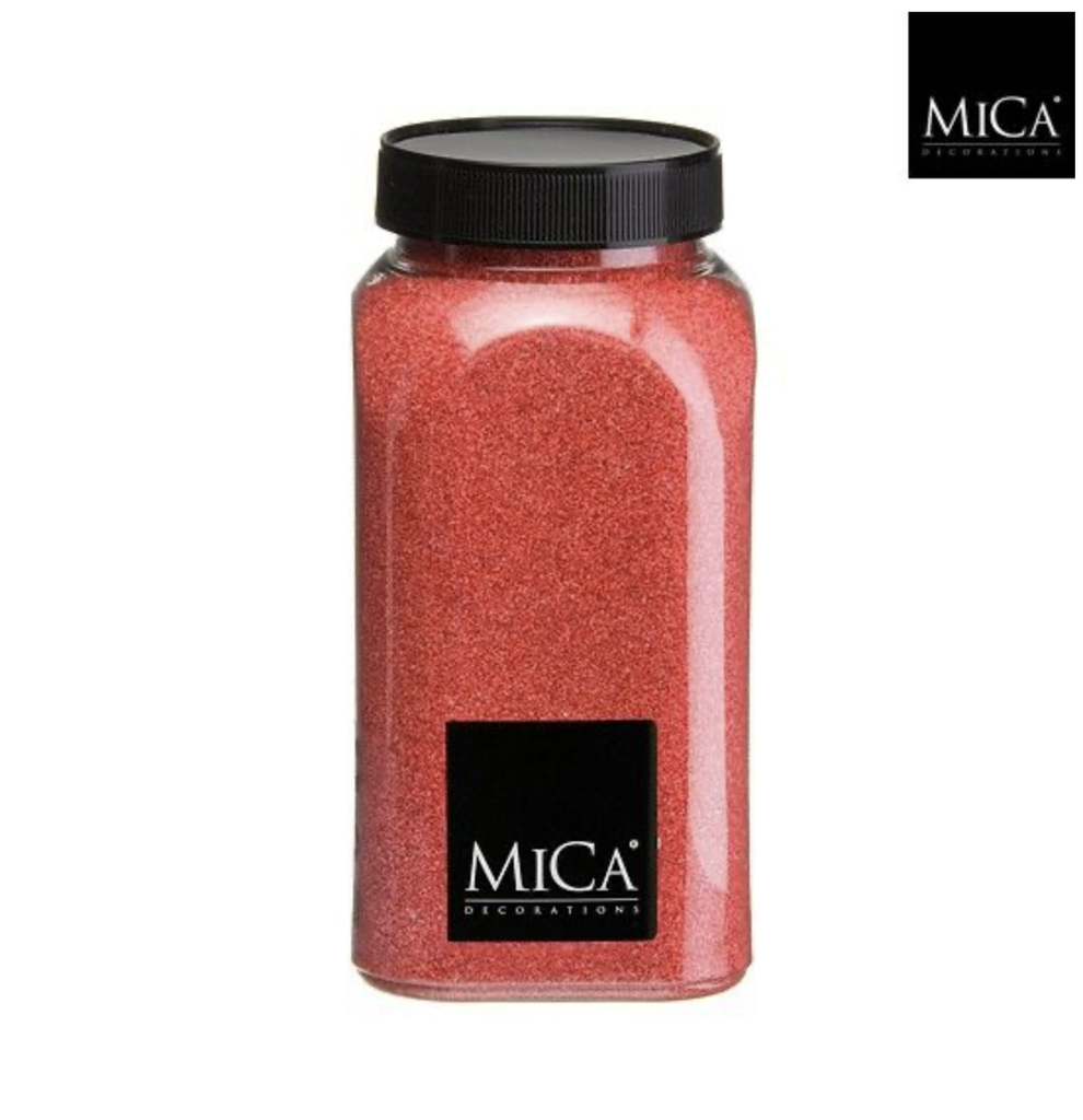 Mica | Decoratie Zand Rood 650ml (kopie)