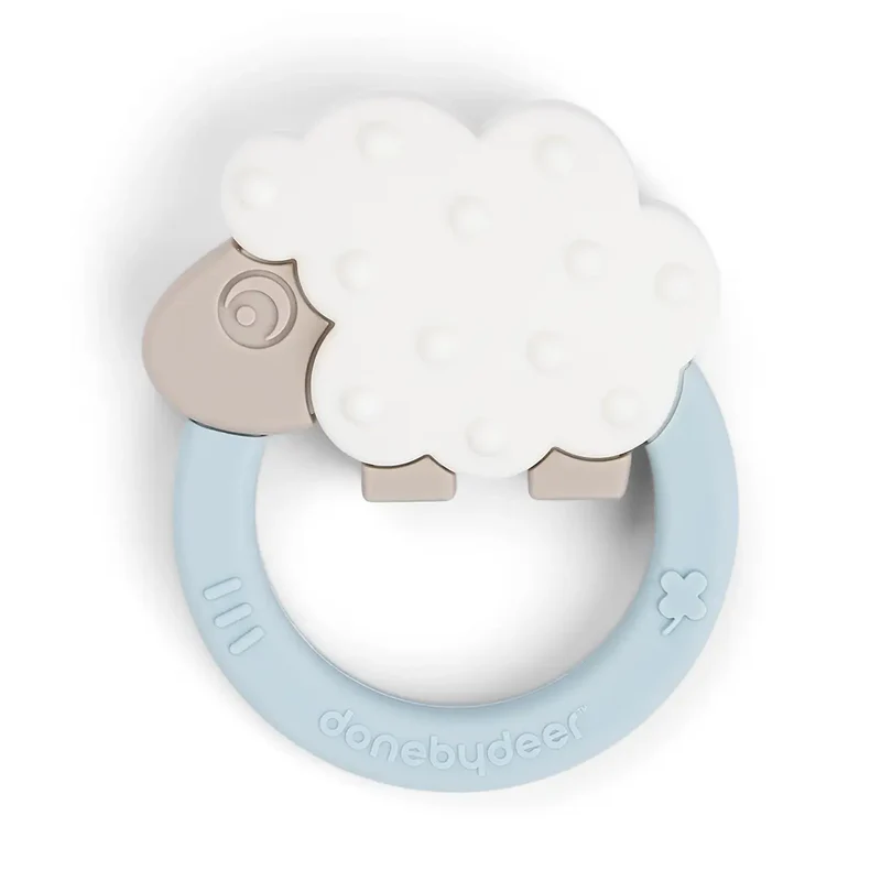 Done By Deer | Bijtring Sheepy Blue Schaap Blauw