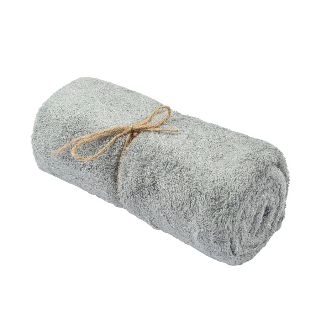 Timboo | Handdoek XL Bamboe Moon Blue Blauw 100x150cm