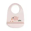 Done By Deer | Slabbetje Pigee met Kruimelvanger Varken Siliconen Roze
