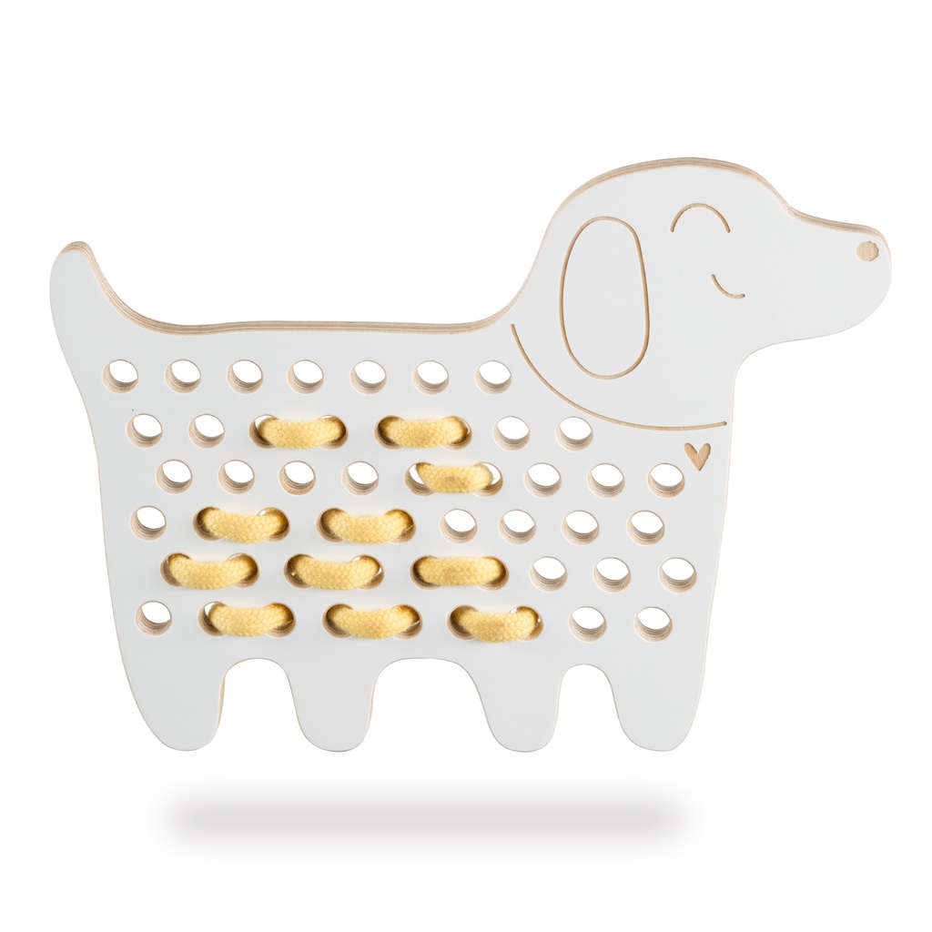 Milin | Educatief Speelgoed Charlie The Dog Rijgspeelgoed