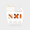 Milin | Educatief Speelgoed Small Lacing Toy Cat Rijgspeelgoed