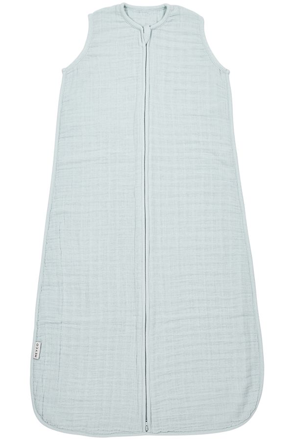 Meyco | Slaapzak Pre-Washed Zomer 0.5TOG Hydrofiel Grey Blue Blauw 60cm