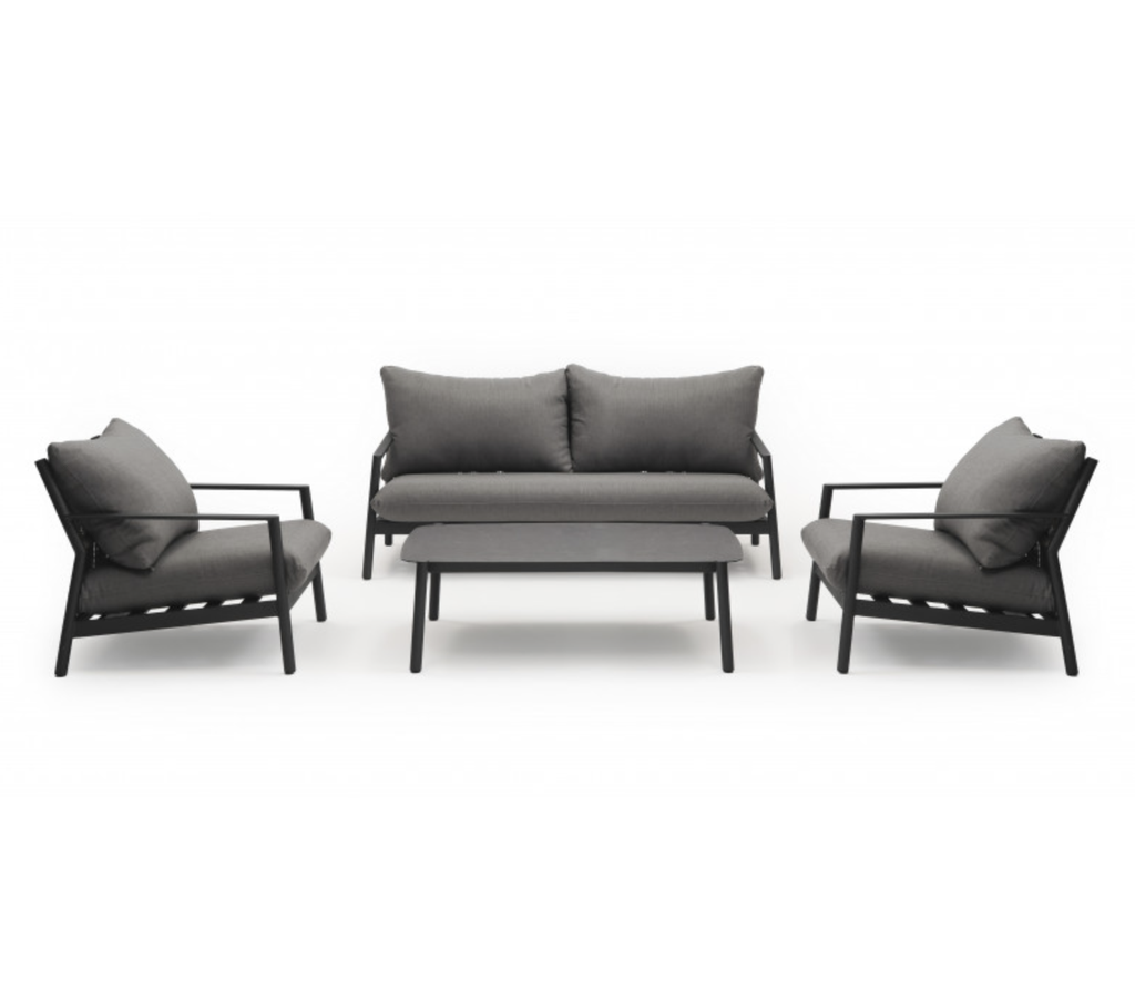 Tierra | Lounge Monti Lounge Sofa Set Charcoal 