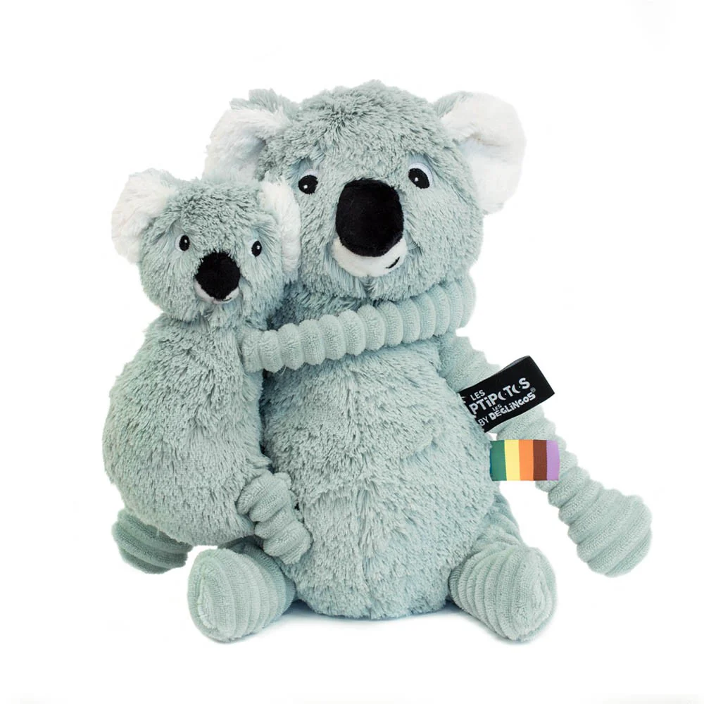 Les Ptipotos | Knuffel Pluche Trankilou The Koala Mama & Baby Mint