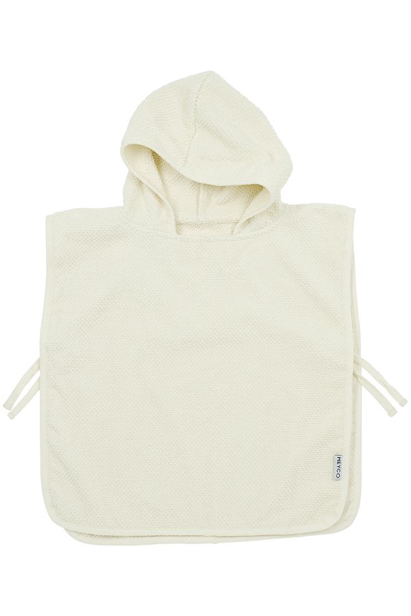 Meyco | Poncho Popcorn Natural Badstof 1-3Y