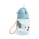 Done By Deer | Drinkbeker Tiny Farm Blue Straw Bottle 280ml