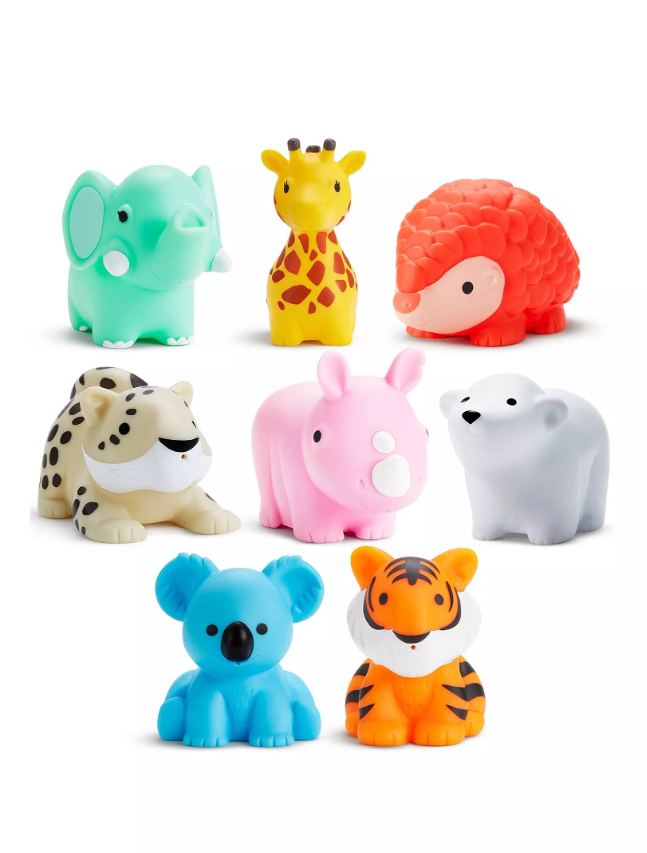 Munchkin | Badspeelgoed Wild Love Squirts 8 Badfiguurtjes