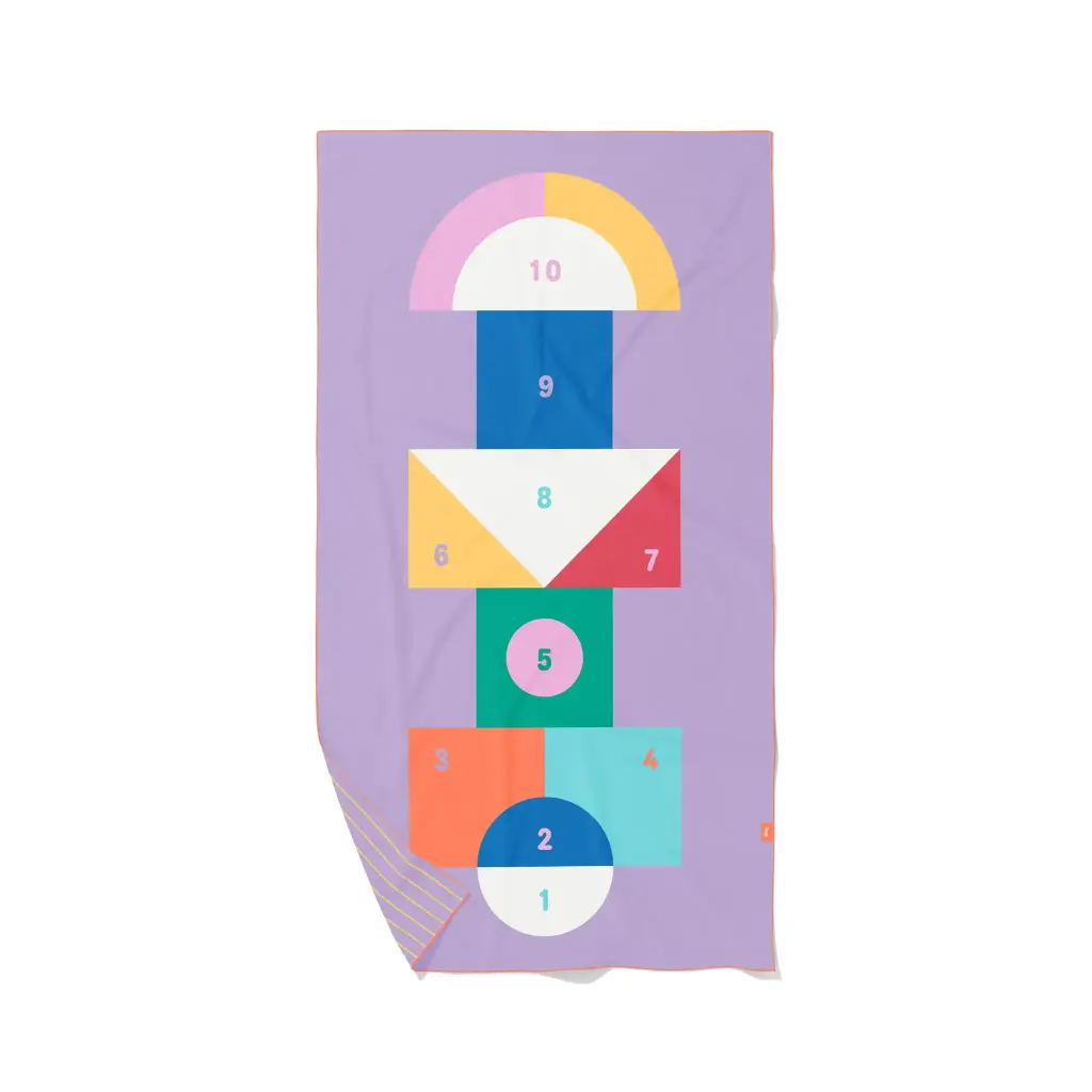 Quut | Strandhanddoek Play Towel L Hopscotch ( 180cm x 100cm )